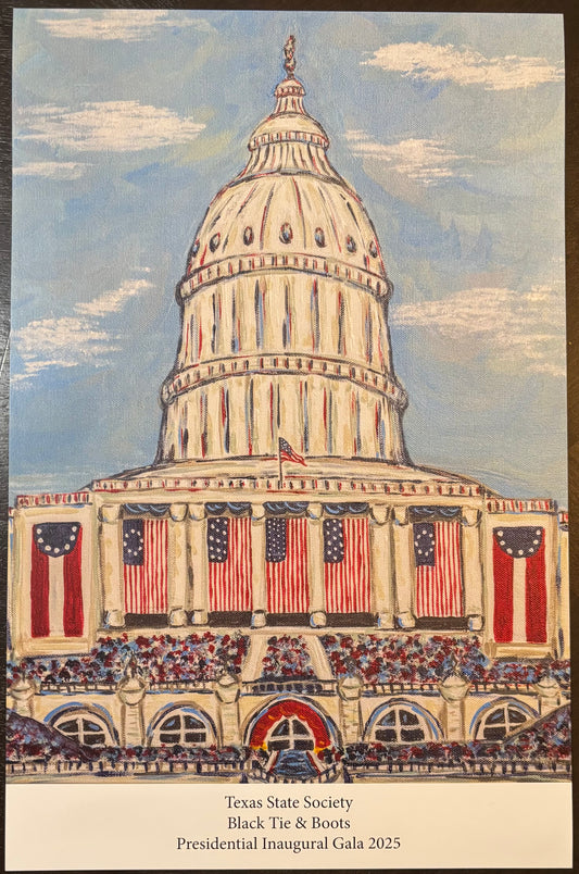 Limited Edition Black Tie and Boots Print, Signed and Numbered by CatMaxArt